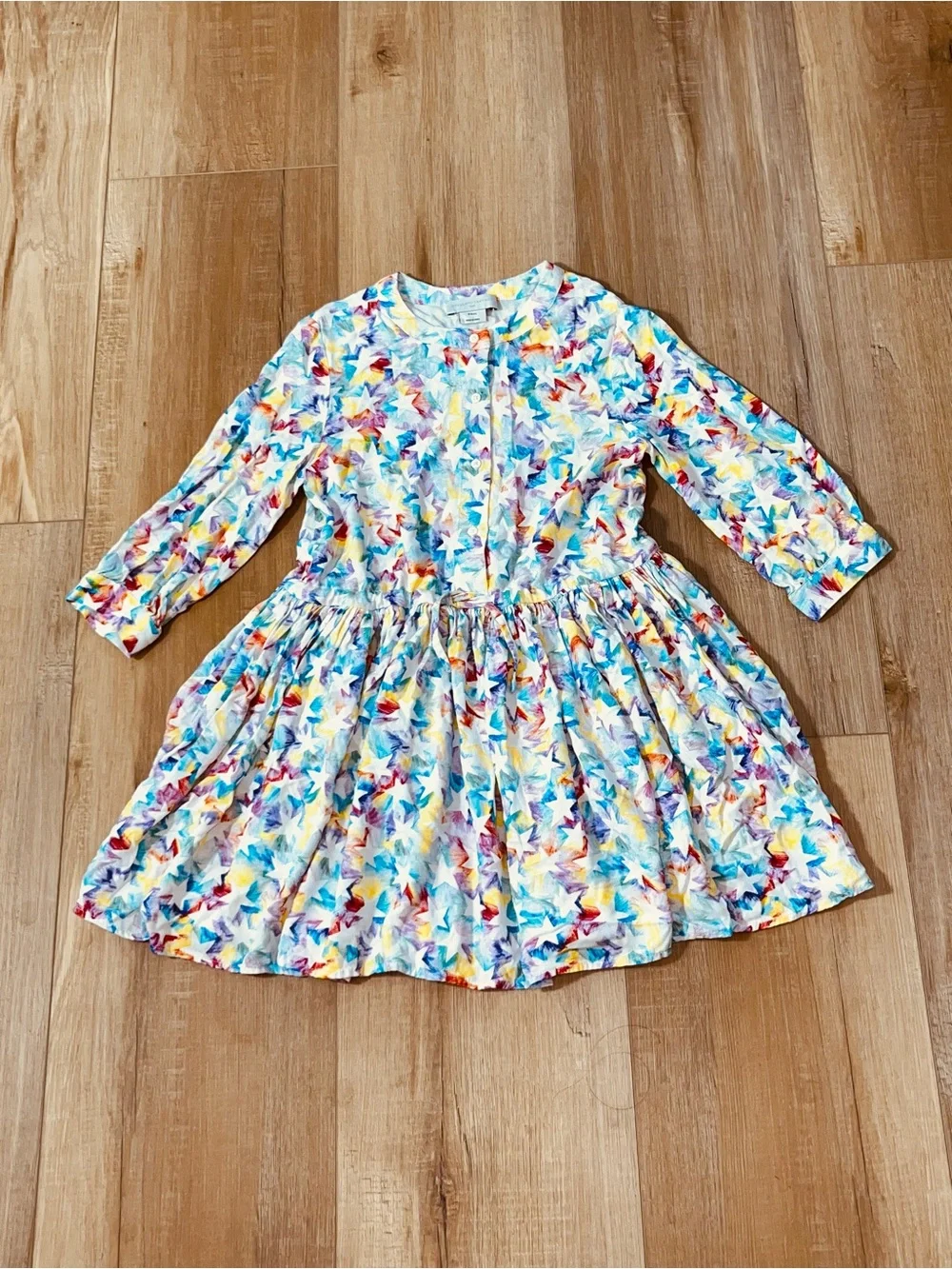 Stella McCartney Kid’s Rainbow Star Outline Dress Size 8